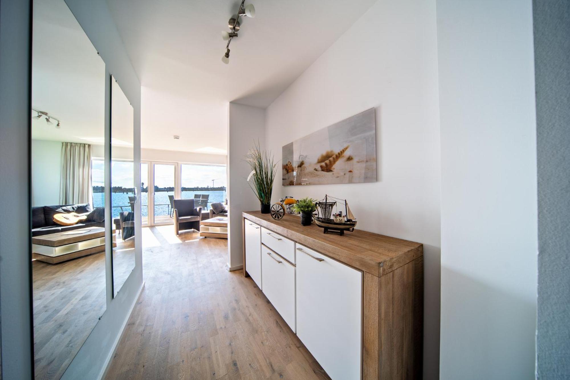 3-Zi-Fewo Brigantine 33 By Seeblick Ferien Oro, Wasserblick,Sauna ออลเพนิทซ์ ภายนอก รูปภาพ